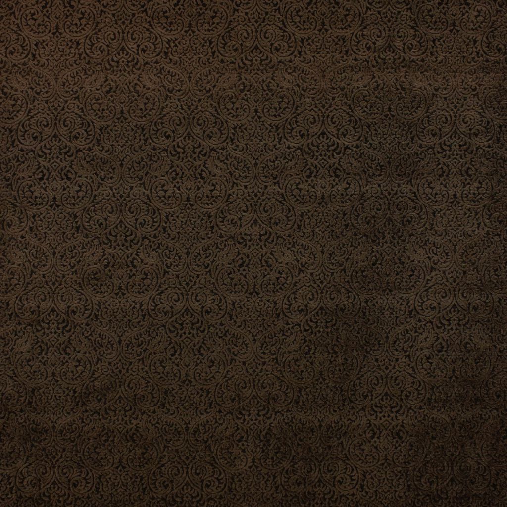 Sanremo Scroll â Black Walnut - RM Coco Fabric