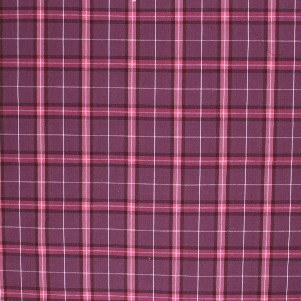BAXTER PLAID – PLUM - RM Coco Fabric