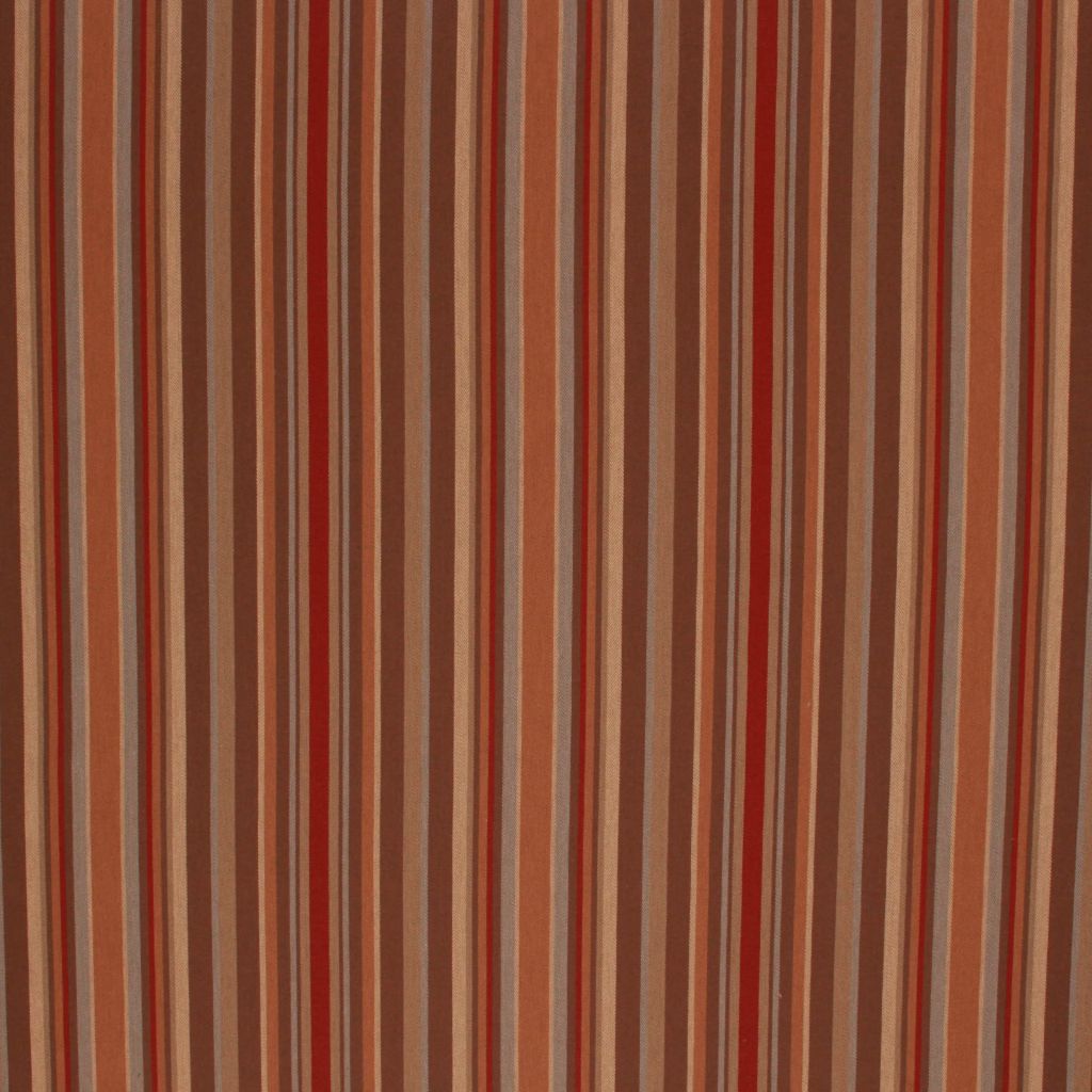 BROMPTON STRIPE – MAHOGANY - RM Coco Fabric