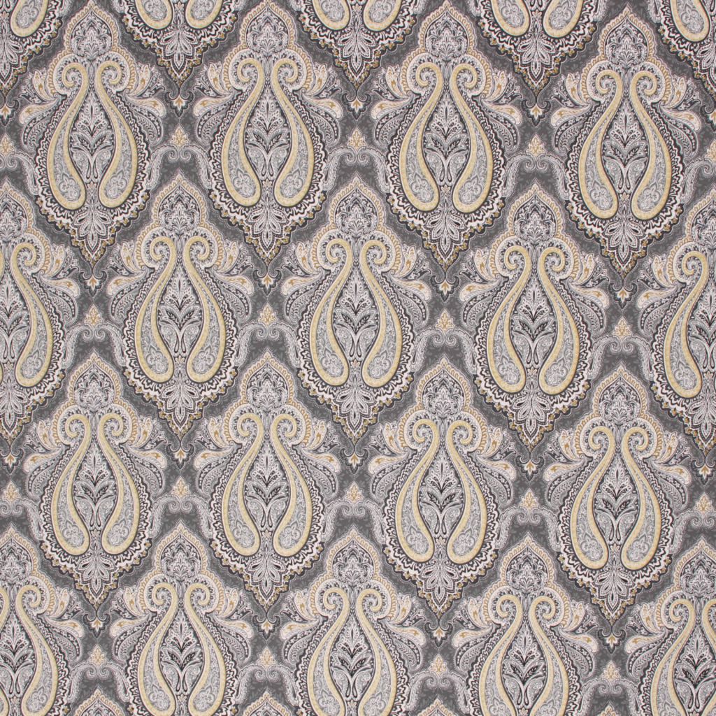 DERBYSHIRE PAISLEY – SMOKE - RM Coco Fabric