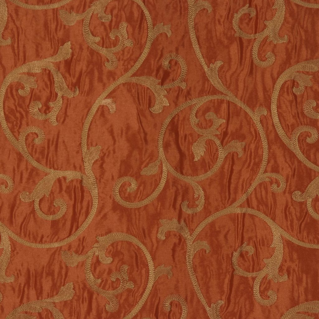 CHURCHILL – TERRACOTTA EMBR - RM Coco Fabric