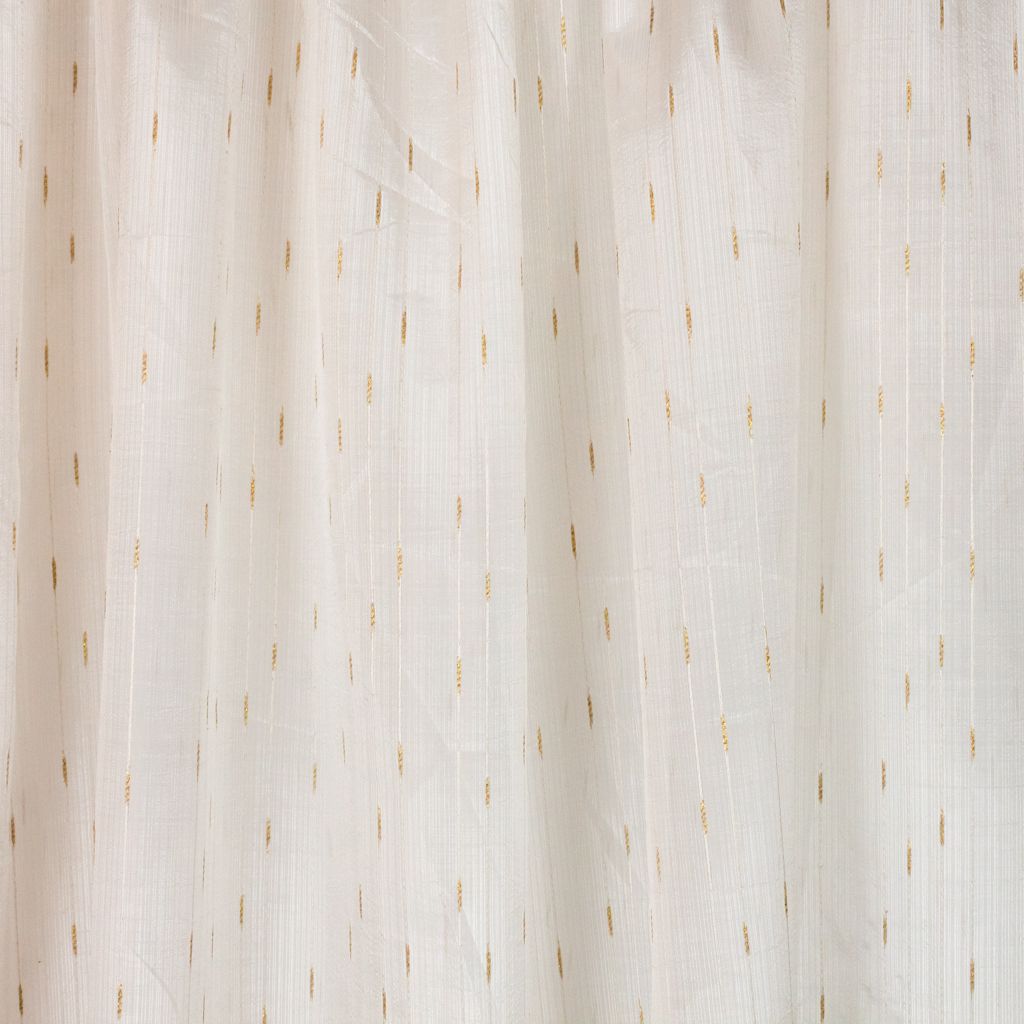 Zee – Dewdrop - Woven Railroaded, Shown Turned