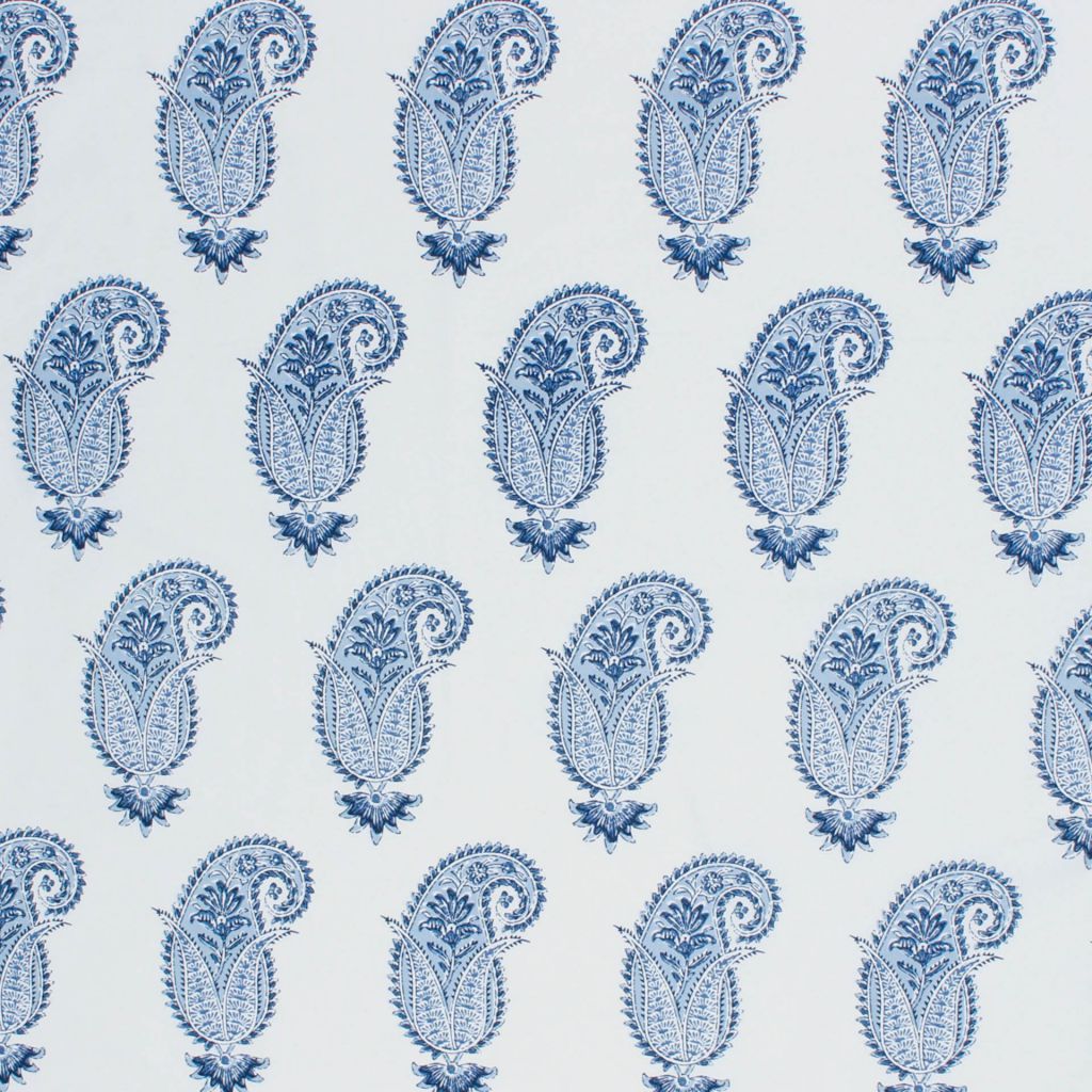 Akbar Paisley – China Blue - RM Coco Fabric