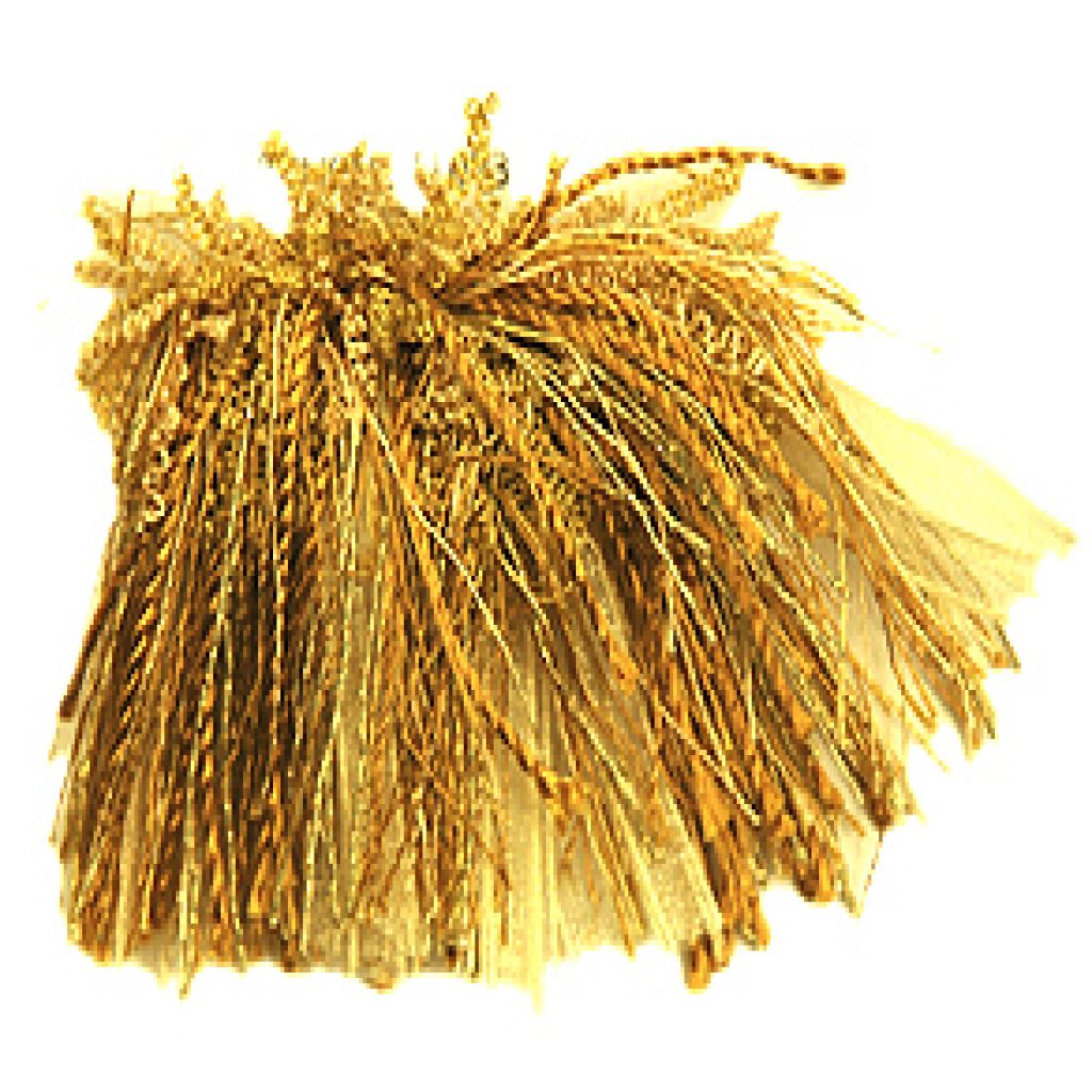 T1093 CURLY ROUCHE â GOLDEN SHIMMER