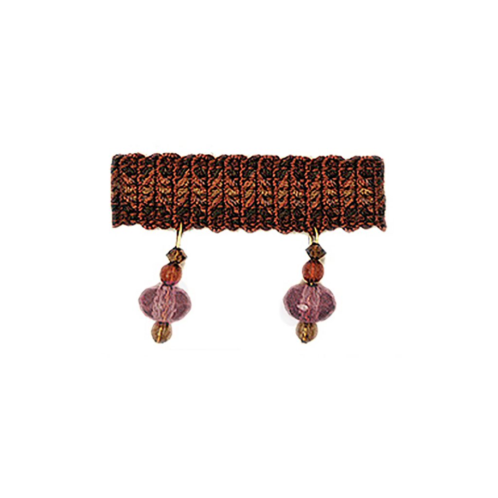 T1095 BEADED FRINGE – PURELY PLUM