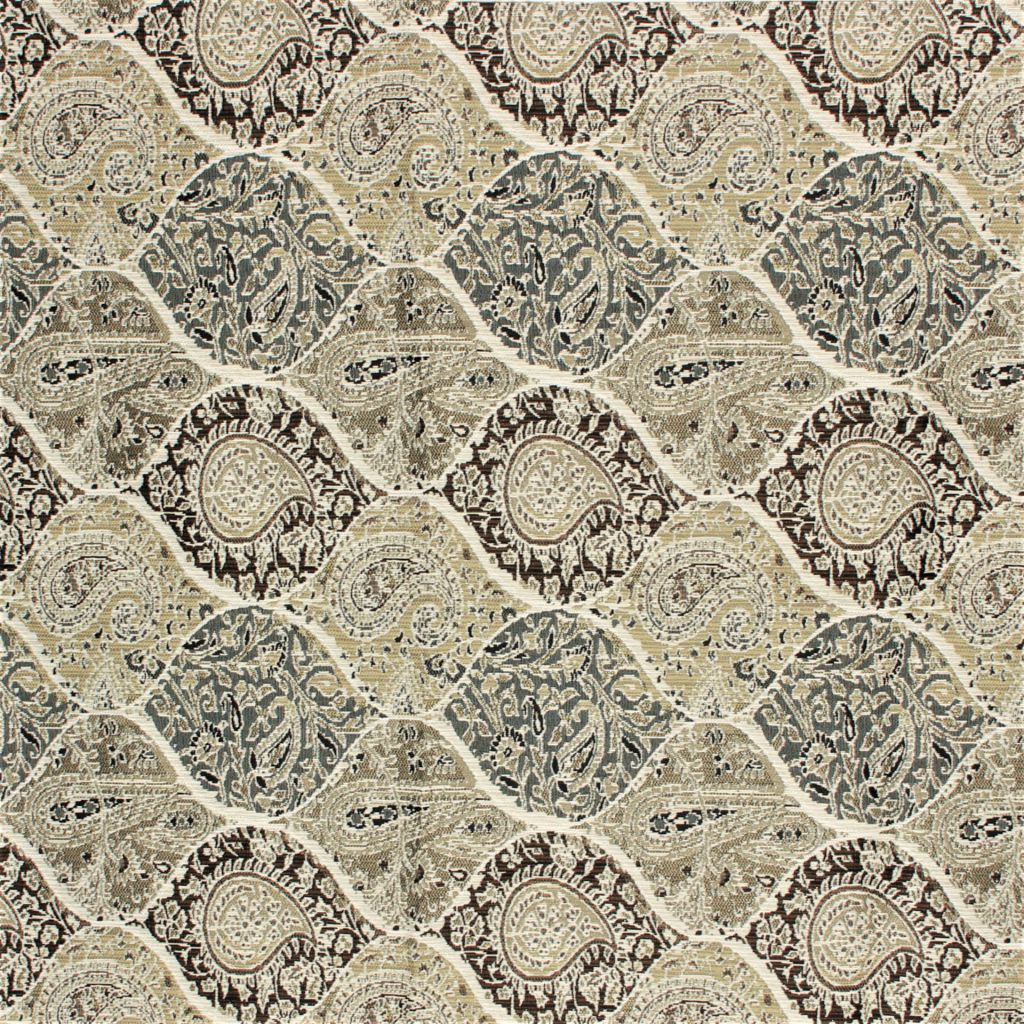 Bridlewood Paisley â Platinum - RM Coco Fabric