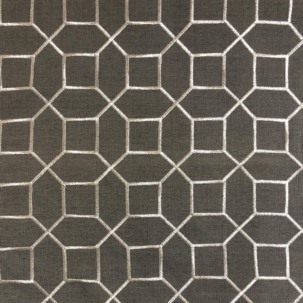 Sedgewick Trellis – Graphite - RM Coco Fabric