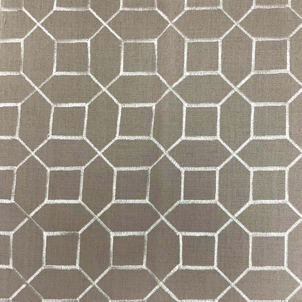 Sedgewick Trellis – Cement - RM Coco Fabric