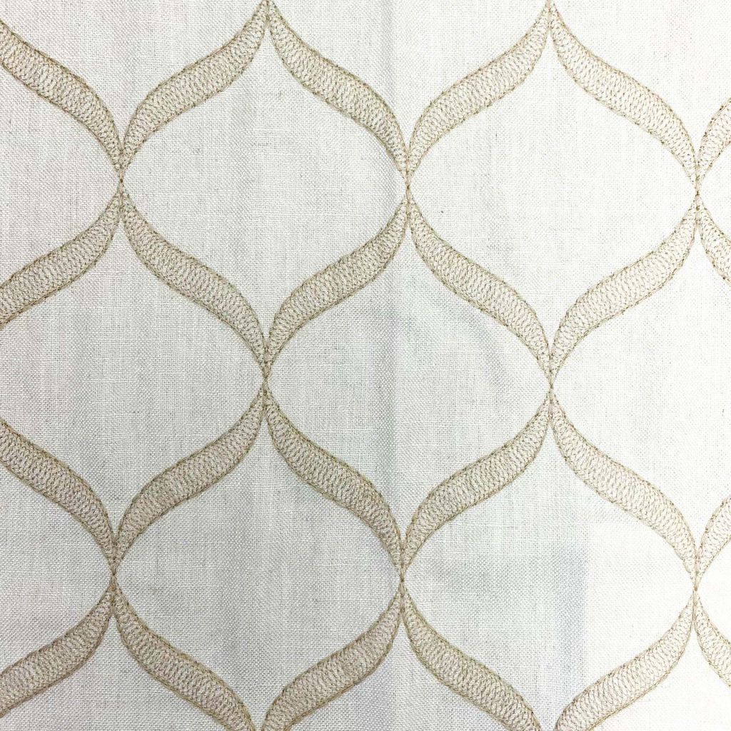 Spirograph – Natural - RM Coco Fabric