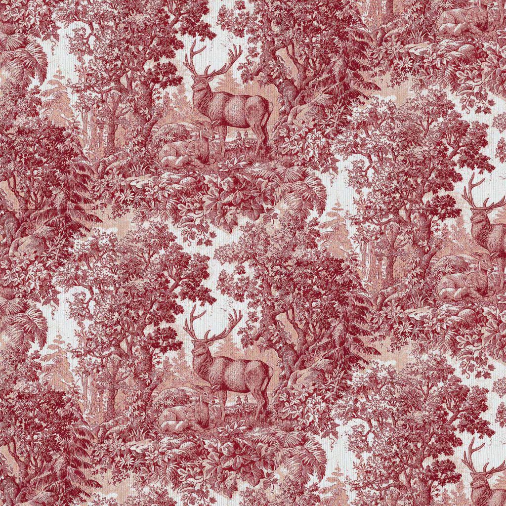 Staghorn Toile – Garnet