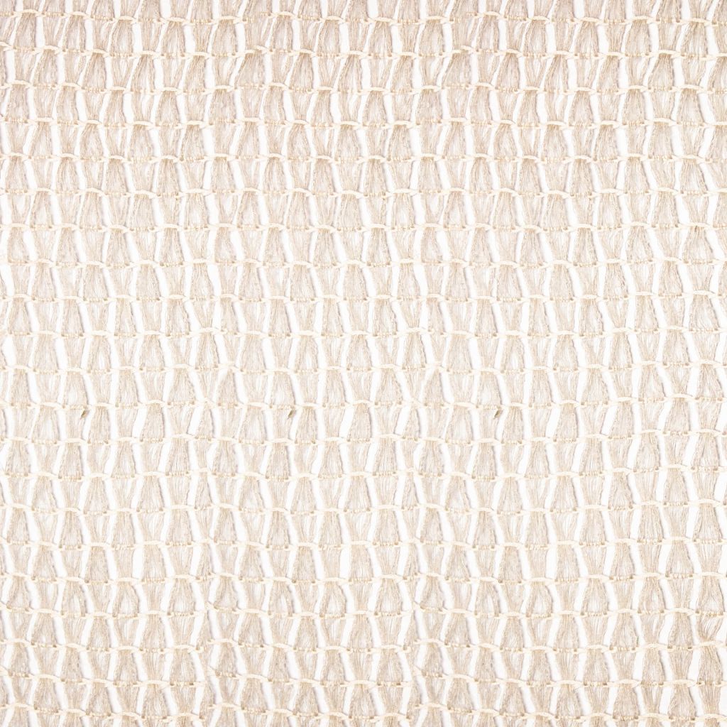 Hourglass Stripe Wide-Width Casement – Ivory - RM Coco Fabric