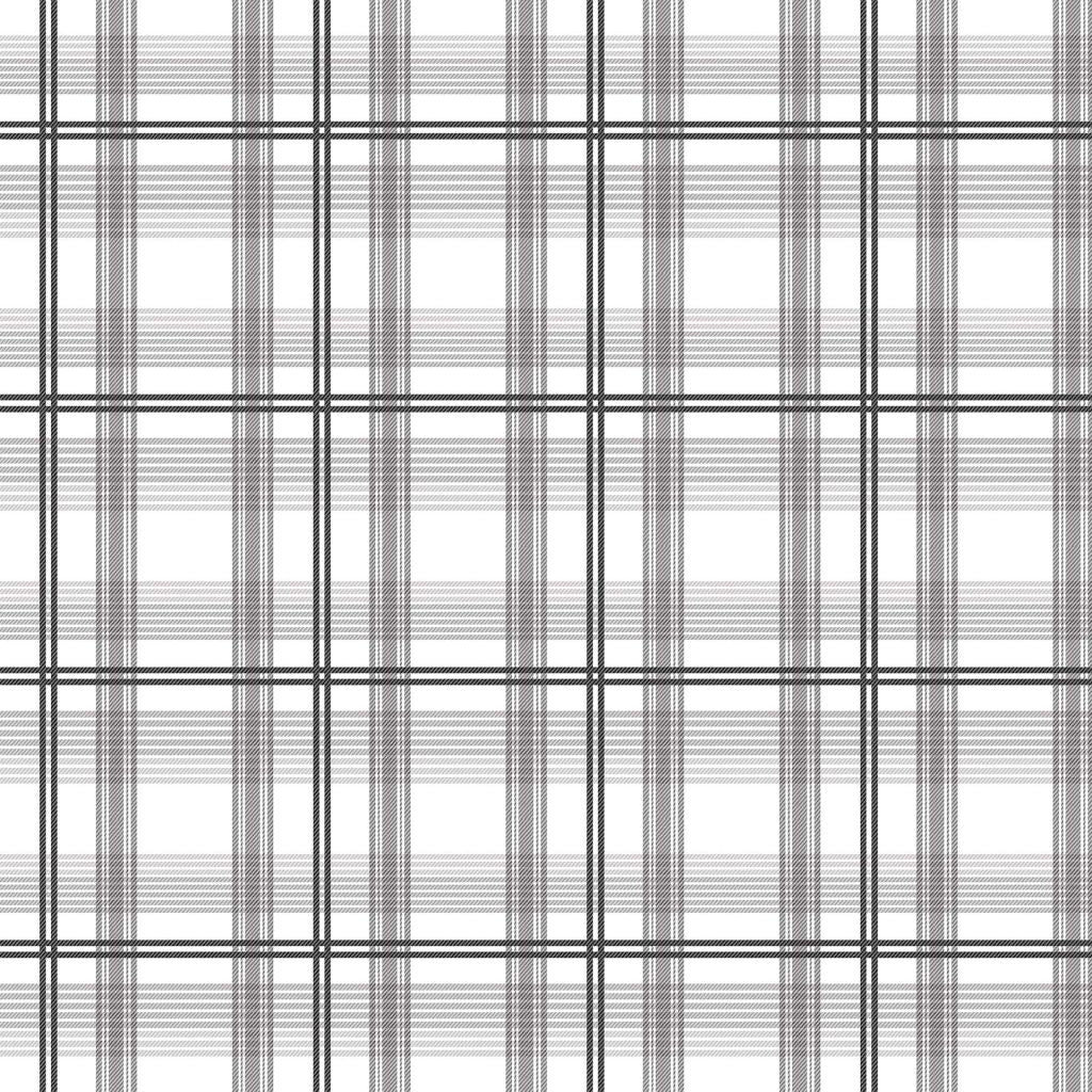Cozy Plaid – Charcoal