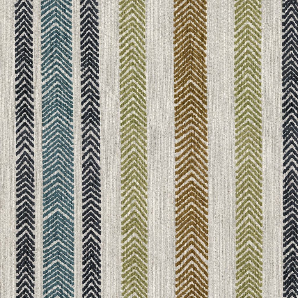 Chevron Stripe Crypton® – Palm Grove