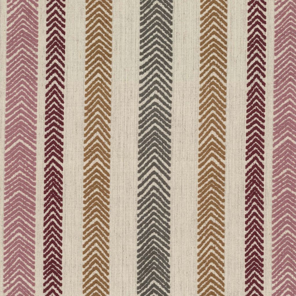 Chevron Stripe CryptonÂ® â Garnet