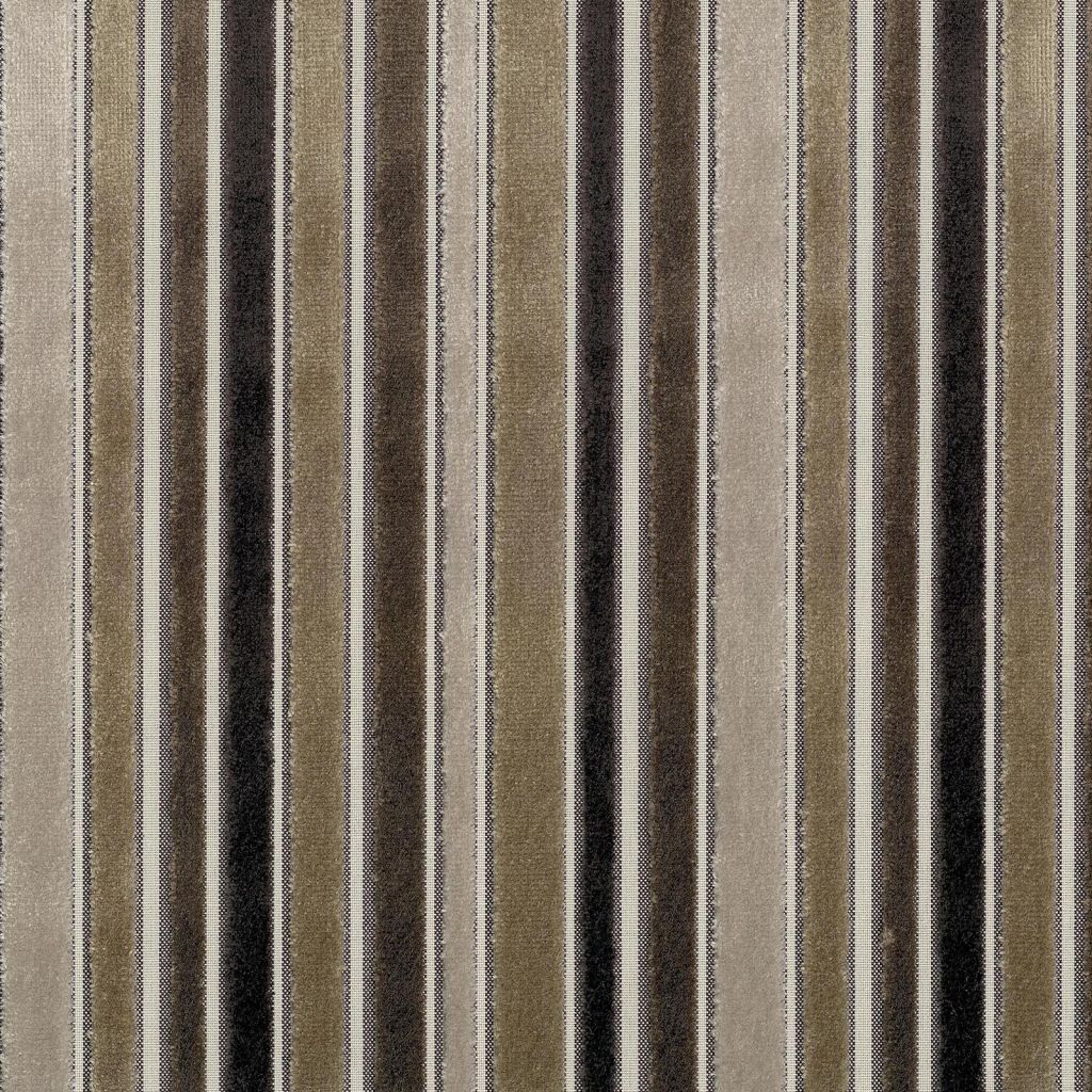 Blenheim Stripe â Hot Fudge - RM Coco Fabric