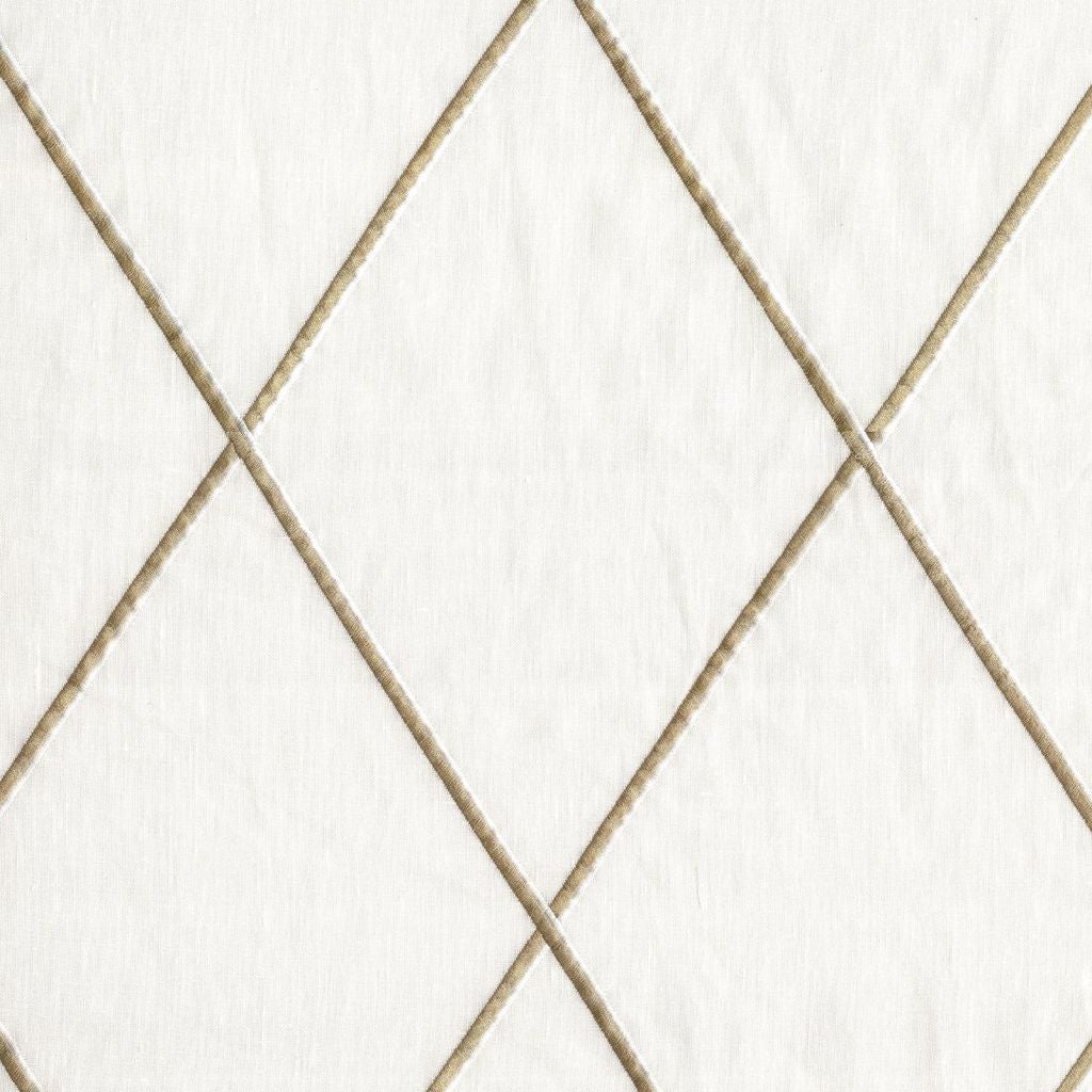 Diamond Trellis Sheer – Linen