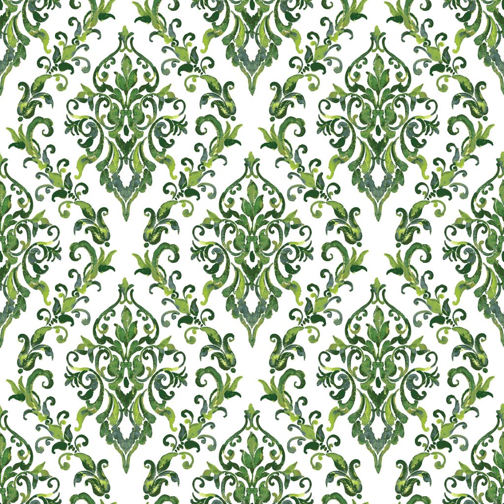 San Marco Damask â Emerald
