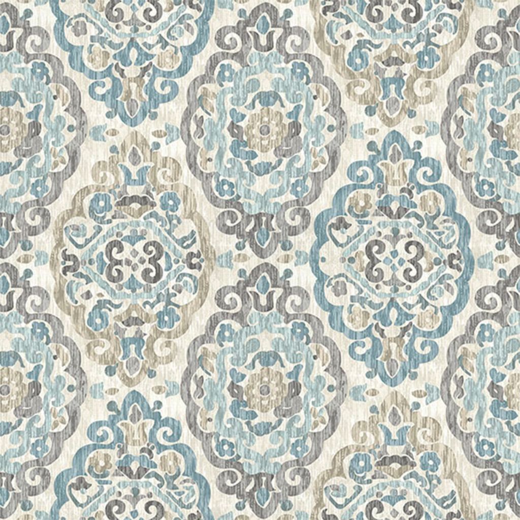 Scroll Medallion â Blue Steel