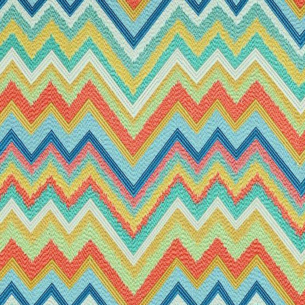 Garden Chevron â Spring - RM Coco Fabric