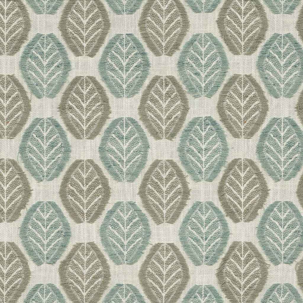 Lucky Leaf â Glacier - RM Coco Fabric