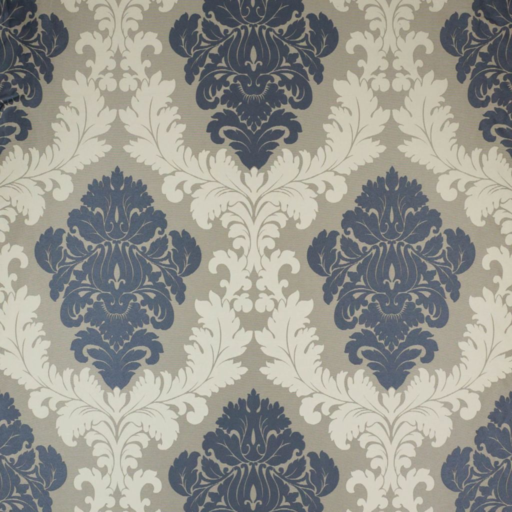 Borghese Damask â Platinum - RM Coco Fabric