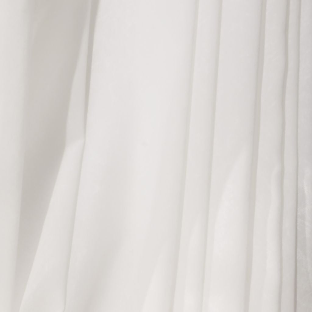 Candlefire Wide-Width FR Sheer â Winter White - RM Coco Fabric
