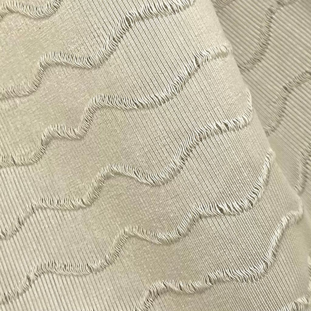 Dittman Stripe Wide-Width FR Sheer â Candlelight
