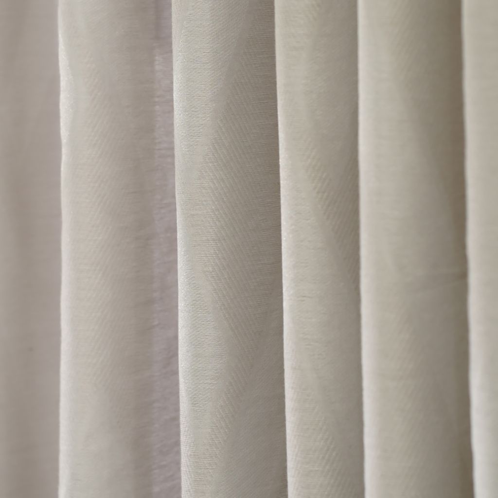 Jacobie Wide-Width FR Sheer â Fog - RM Coco Fabric