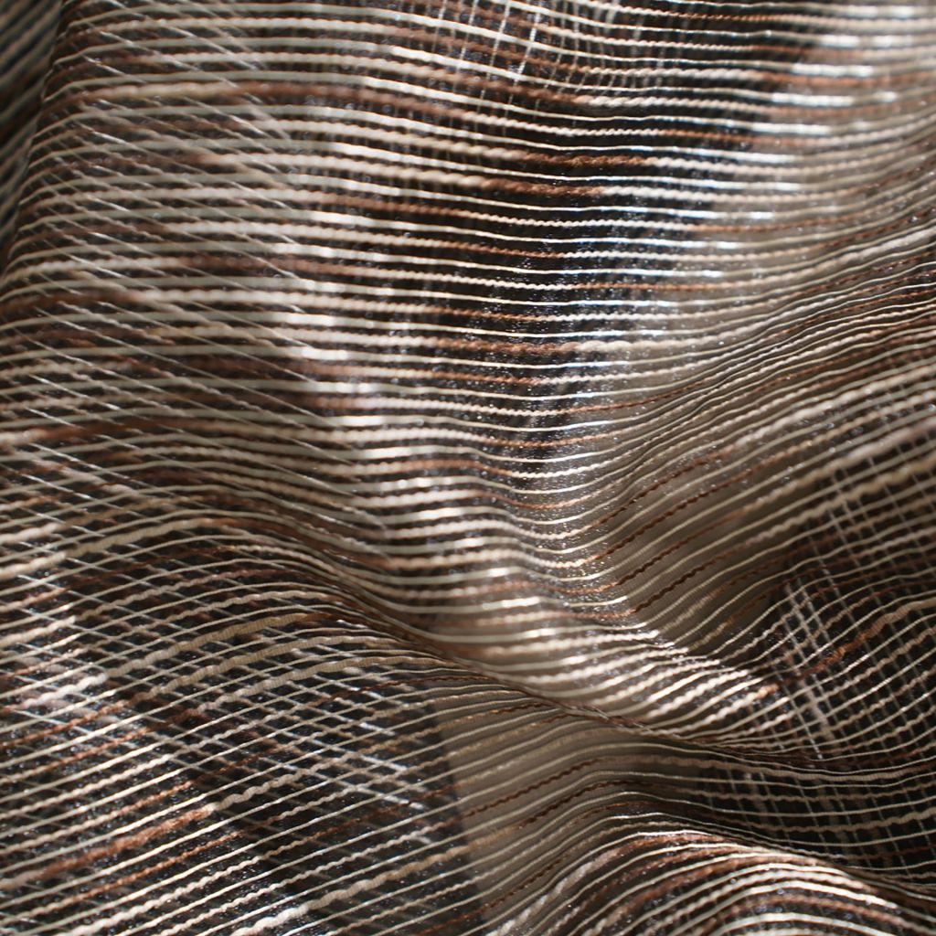 Neuhoff Wide-Width FR Sheer â Black Walnut - RM Coco Fabric