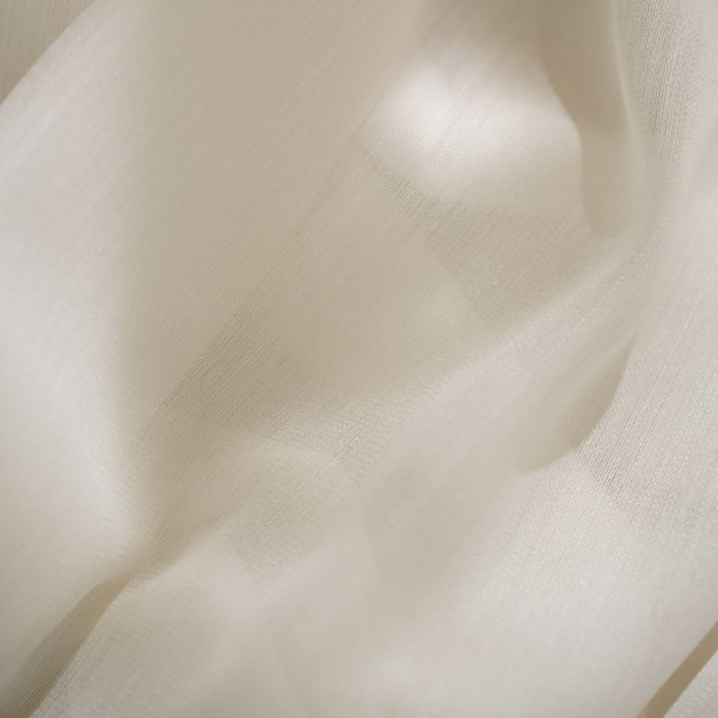 Peavy Wide-Width FR Sheer â Winter White - RM Coco Fabric