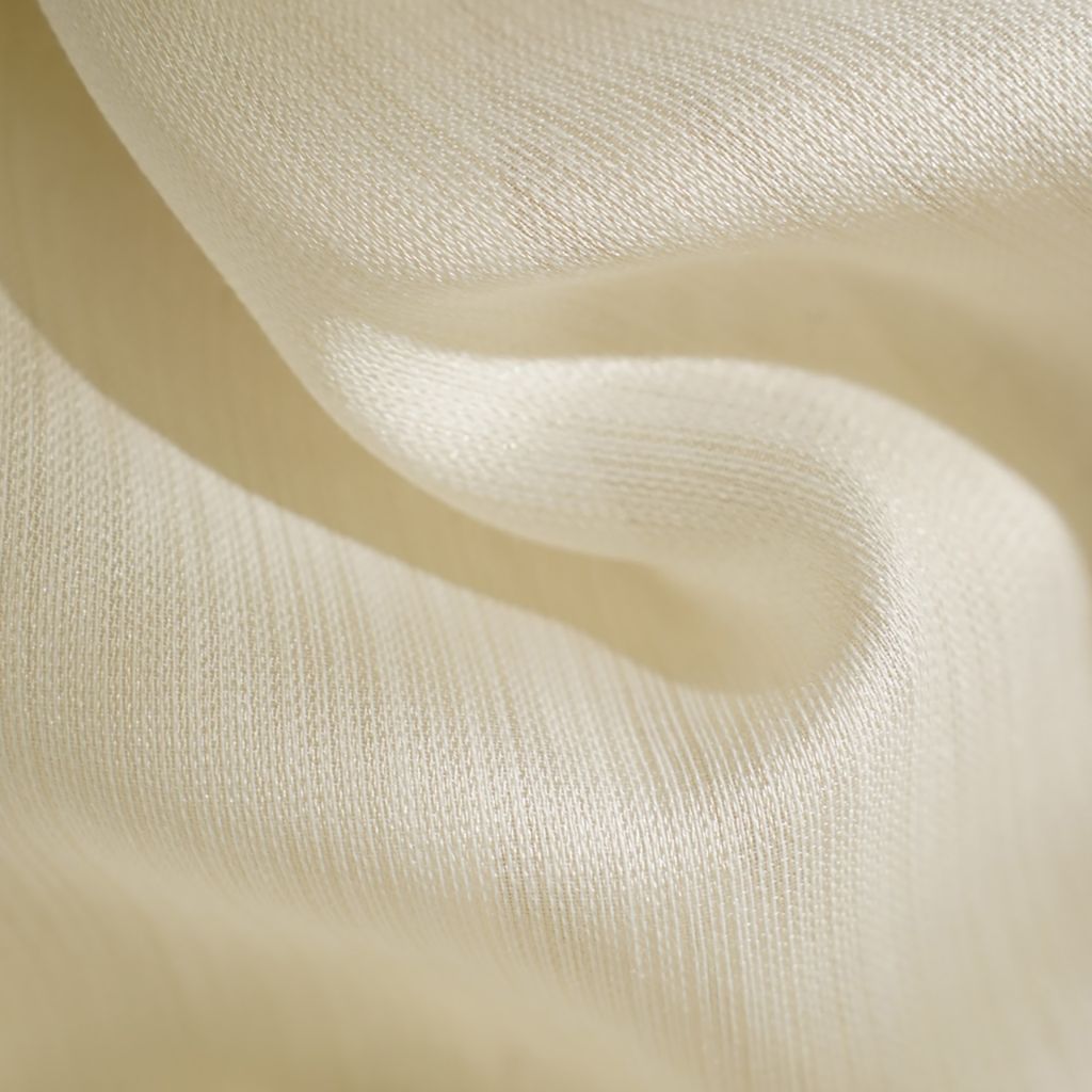 Peavy Wide-Width FR Sheer â Eggshell - RM Coco Fabric