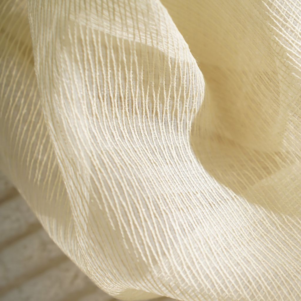 Marsailis Wide-Width FR Sheer â Winter White - RM Coco Fabric
