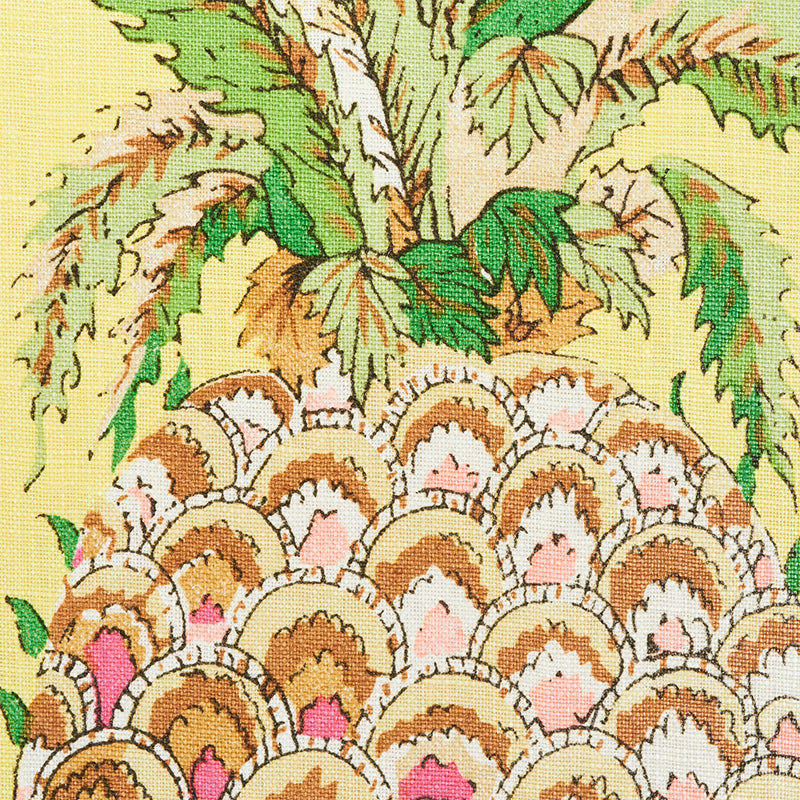 PINEAPPLES-CHINTZ-YELLOW-SCHUMACHER-178803