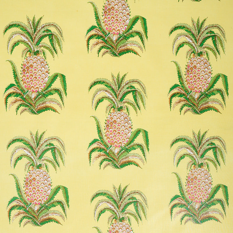 PINEAPPLES-CHINTZ-YELLOW-SCHUMACHER-178803