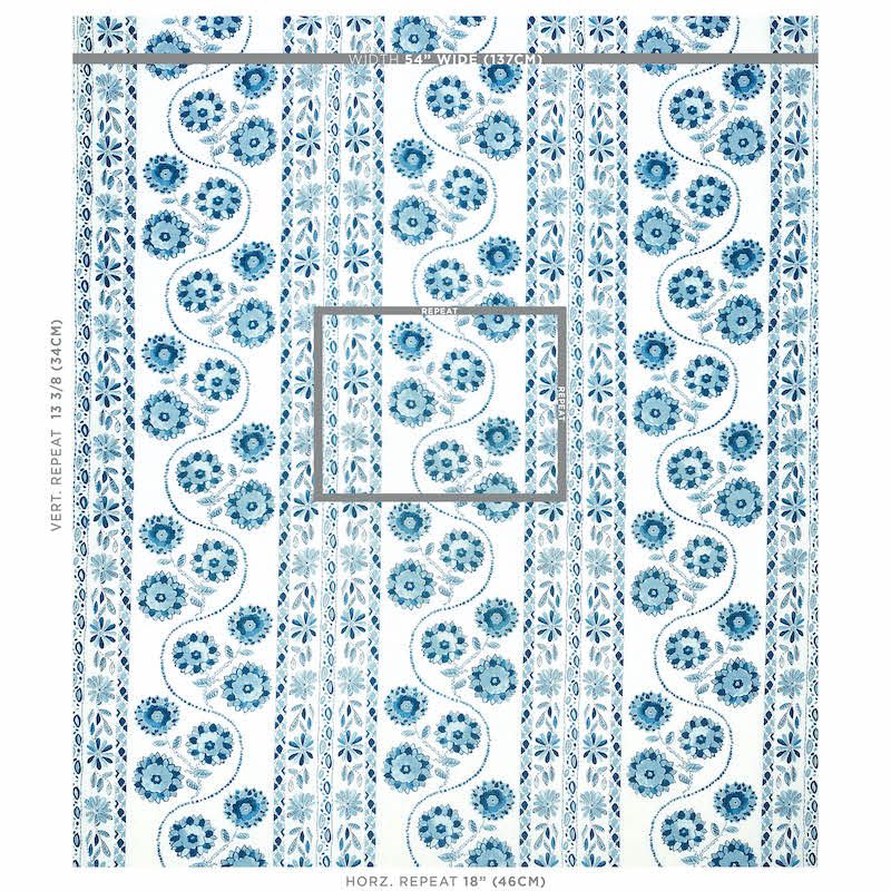 ZINNIA-HANDMADE-PRINT-BLUE-SCHUMACHER-179340