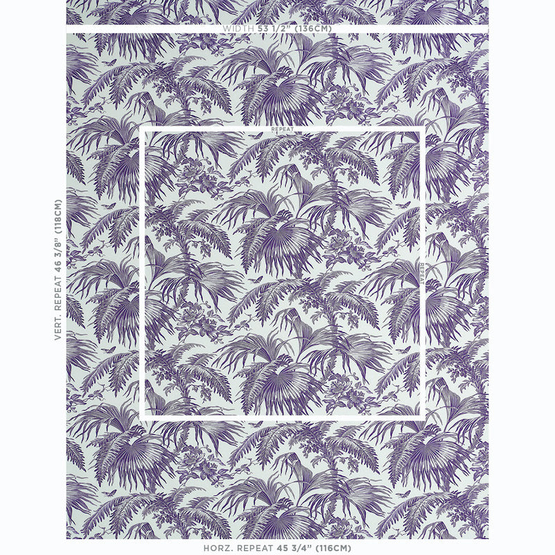 TOILE-TROPIQUE-PURPLE-SCHUMACHER-179512