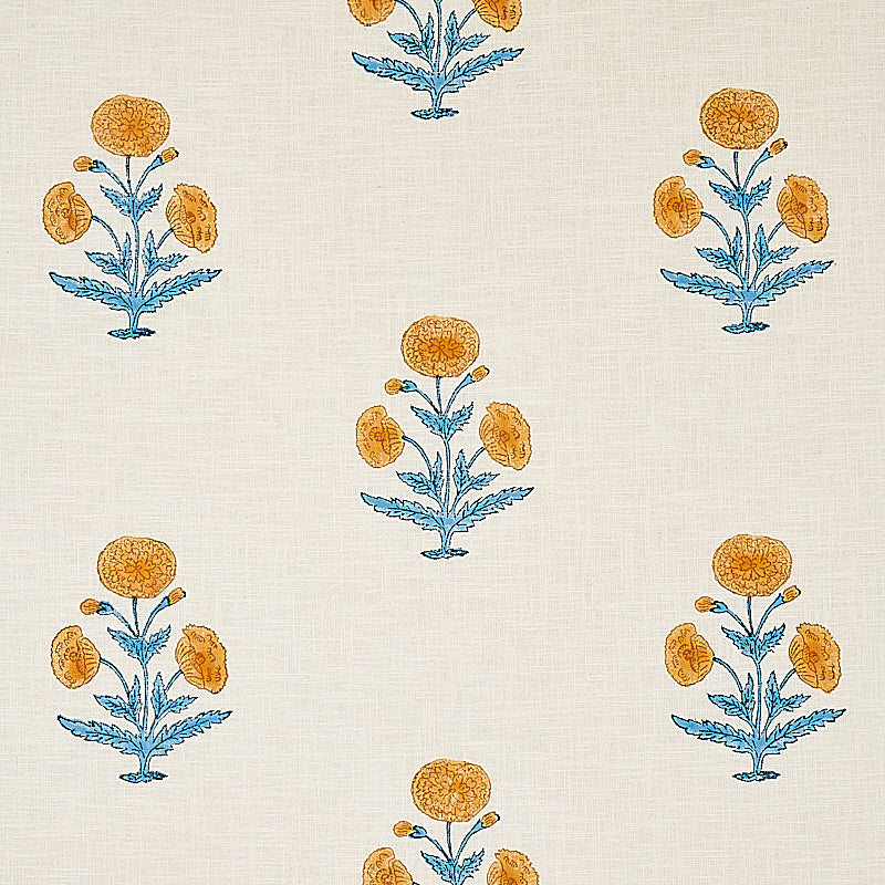 POPPY-HAND-BLOCK-PRINT-MUSTARD-SKY-SCHUMACHER-179841