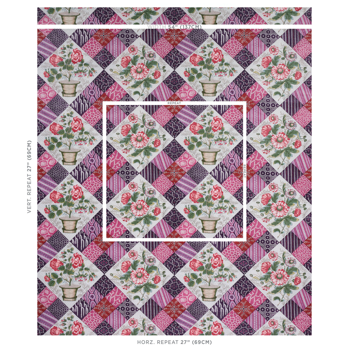 CALDWELL-PATCHWORK-CHINTZ-FUCHSIA-AND-PLUM-SCHUMACHER-180121