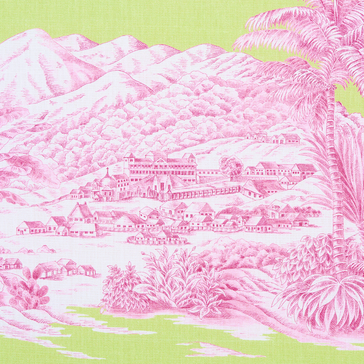 TOUSSAINT-TOILE-PINK-GREEN-SCHUMACHER-180271