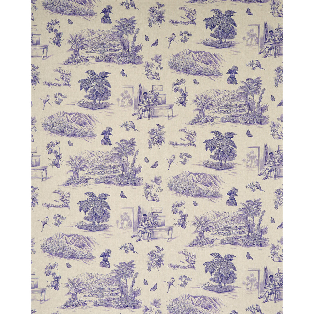 TOUSSAINT-TOILE-PURPLE-SCHUMACHER-180272