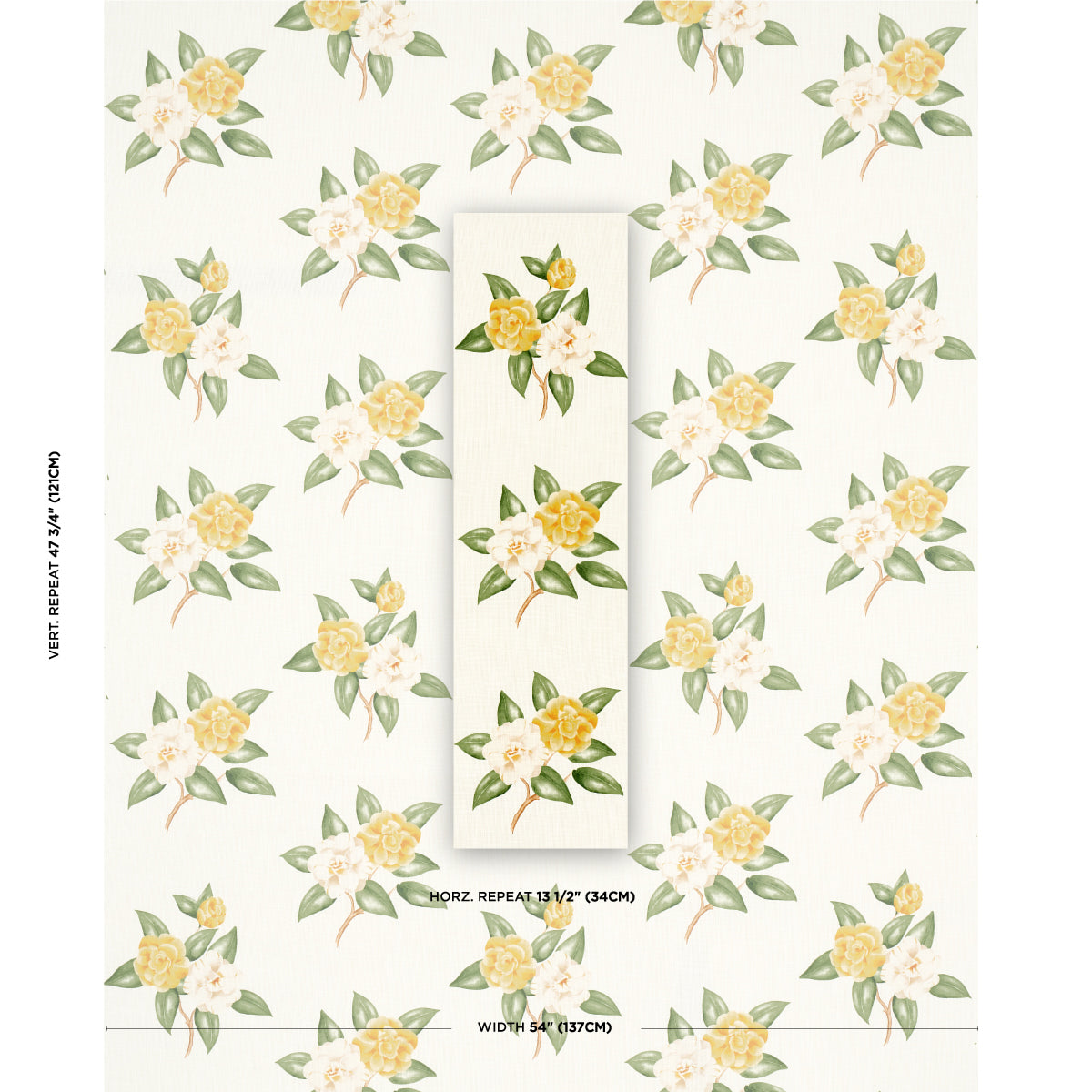 CASABLANCA-FLORAL-INDOOR-OUTDOOR-PALE-YELLOW-SCHUMACHER-180912