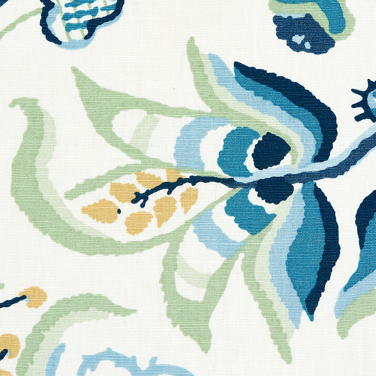 ALEXANDRA-VINE-LINEN-NAVY-LEAF-SCHUMACHER-180970