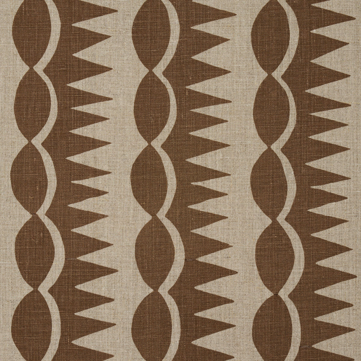 DAGGER-STRIPE-BROWN-ON-NATURAL-SCHUMACHER-181530