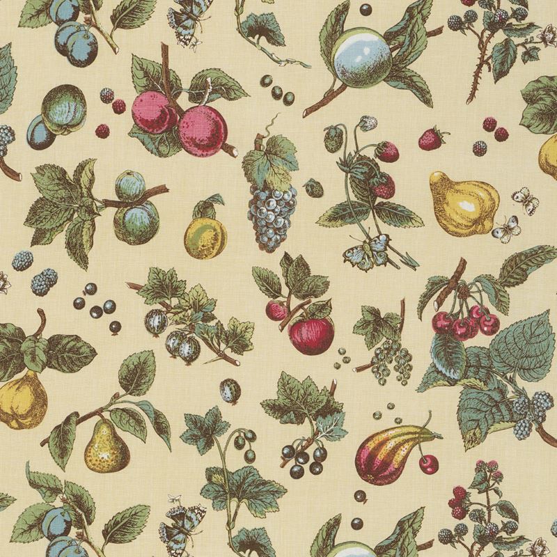 Schumacher Fabric 181892 Berry Grove Butter