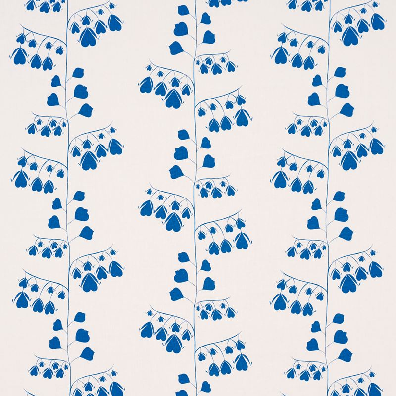 Schumacher Fabric 181961 Bleeding Hearts Blue