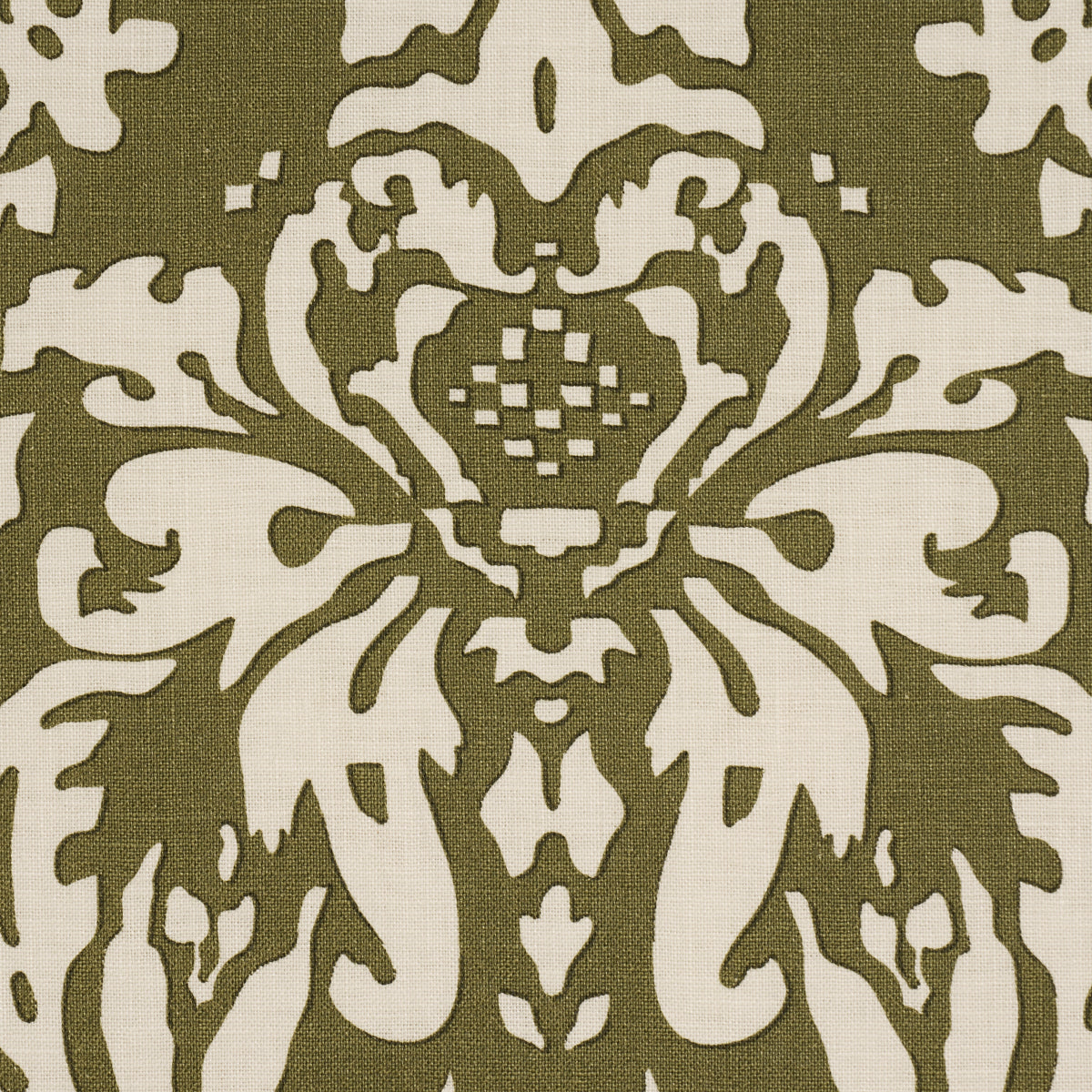 SUFFOLK-DAMASK-OLIVE-SCHUMACHER-182122