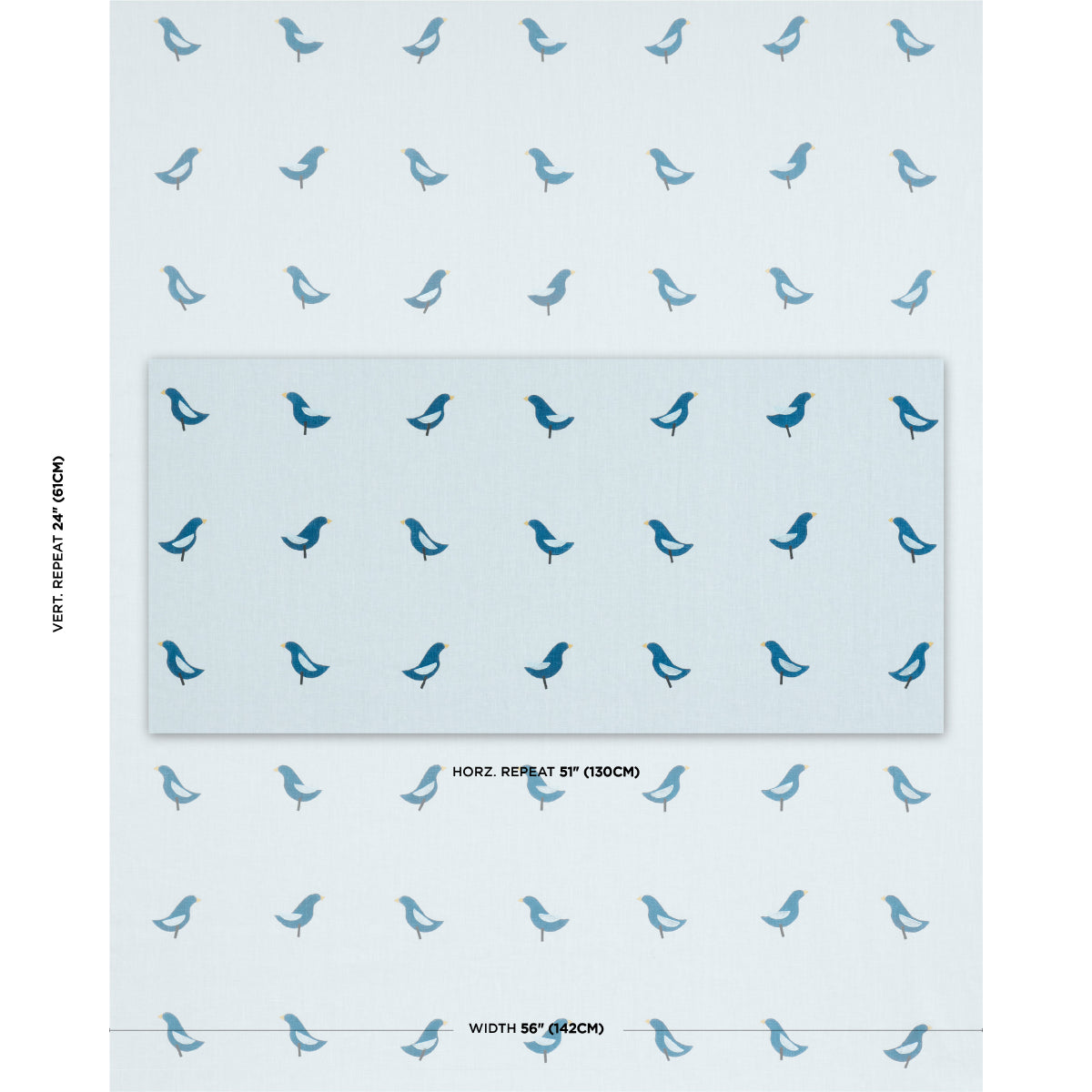 BIRDS-HAND-BLOCK-PRINT-NAVY-ON-SKY-SCHUMACHER-182382