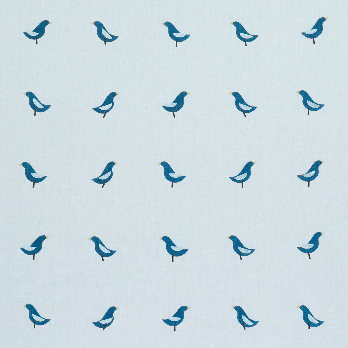 BIRDS-HAND-BLOCK-PRINT-NAVY-ON-SKY-SCHUMACHER-182382