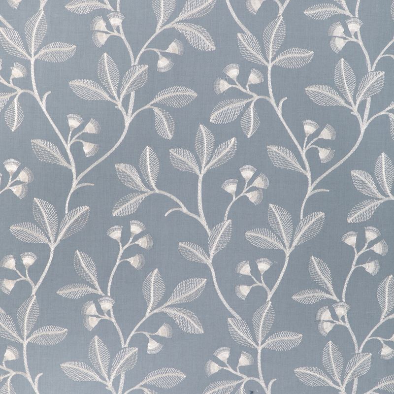 Lee Jofa Fabric 2023144.5 Iris Embroidery Blue