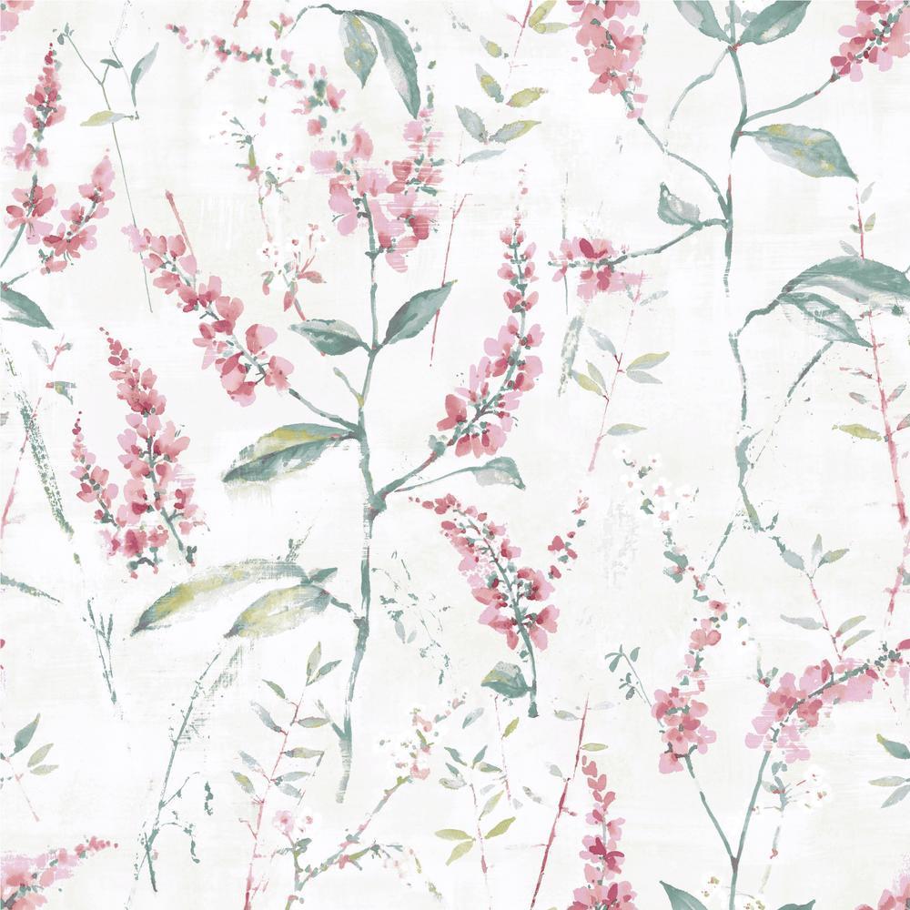 floral-sprig-peel-and-stick-wallpaper-pink-york-wallcoverings-rmk11452wp